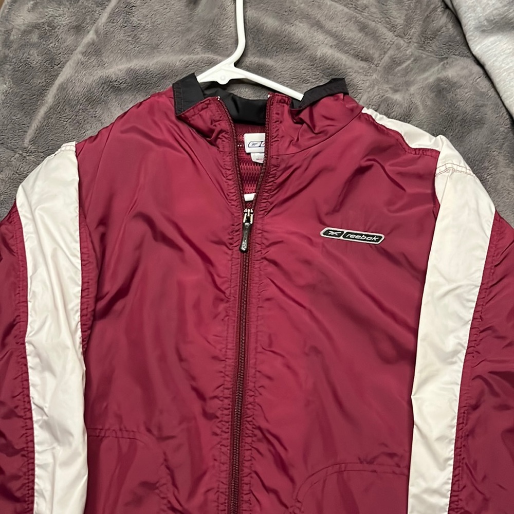Vintage Reebok Windbreaker Size L Fits small